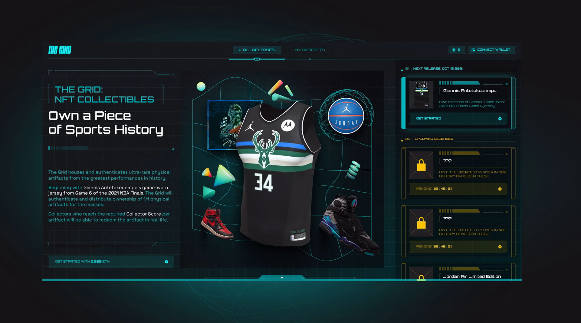 The Grid - Nostalgia online NFT marketplace 1