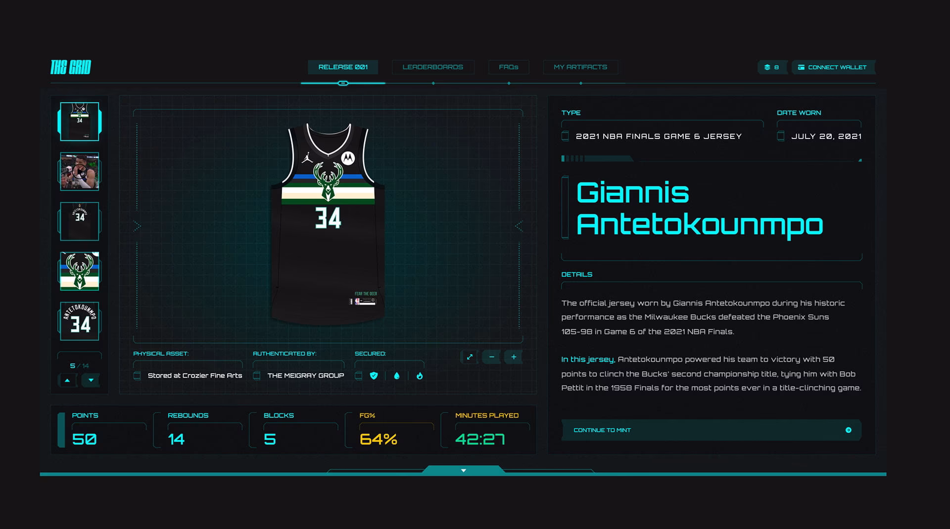 The Grid - Nostalgia online NFT marketplace 2