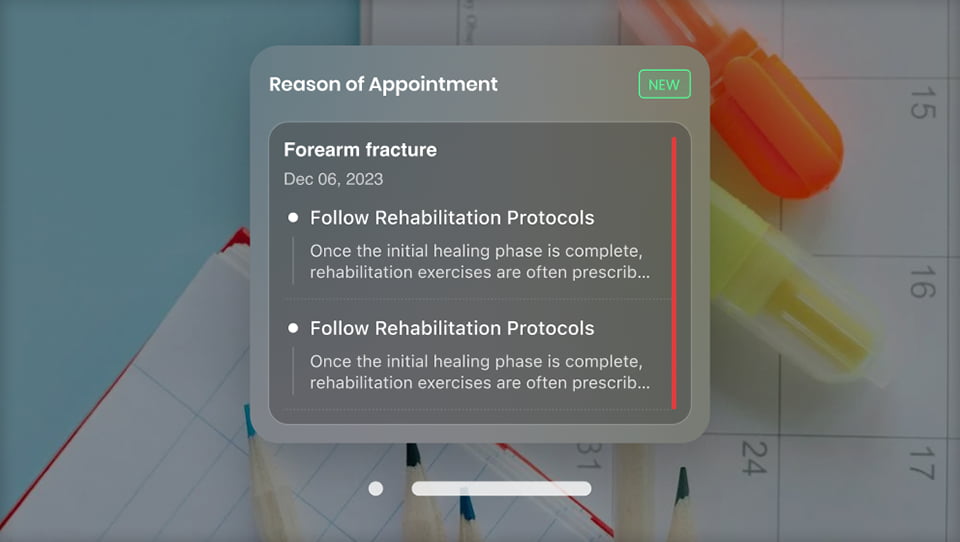 Reason of Appointment