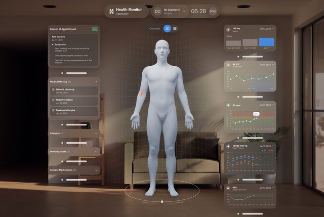 Virtual Reality in Healthcare – Patient Health App