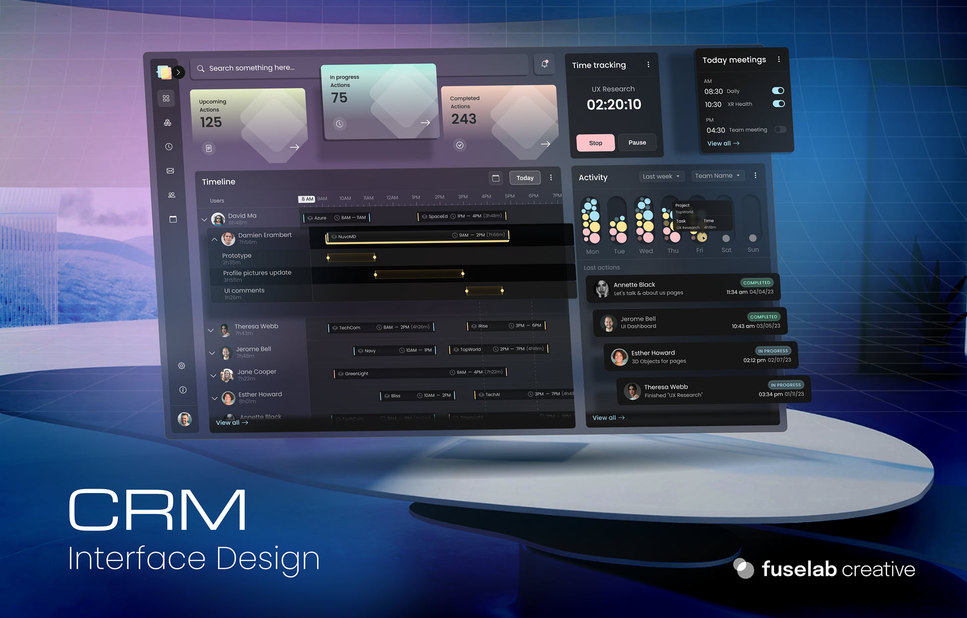 CRM interface design blog cover