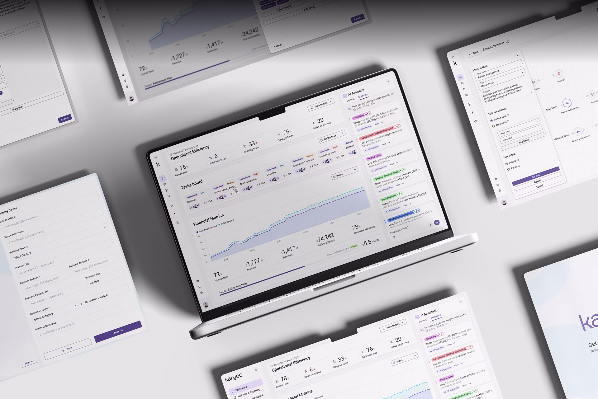 Karyoo - Assistant base project to create Ai workflows