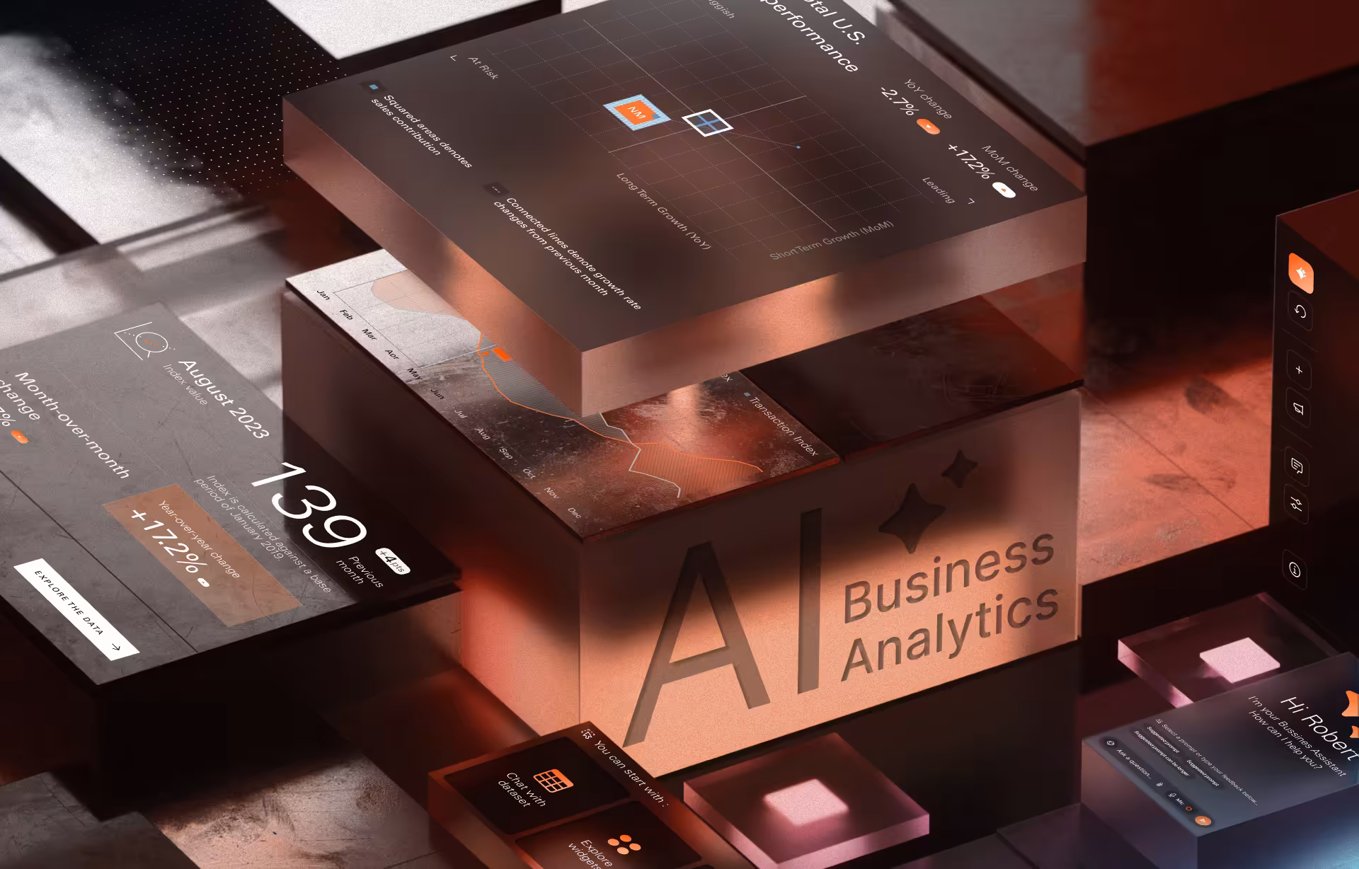 AI Interface for business analytics
