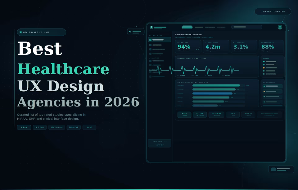 Best healthcare UX design agencies in 2026