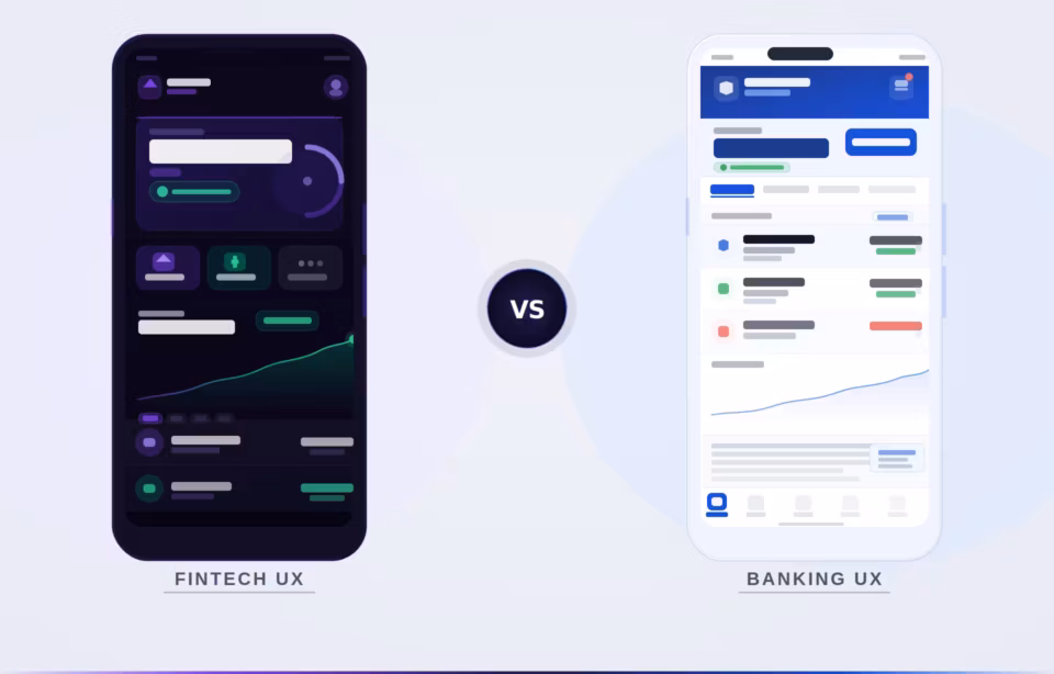 Fintech UX vs Banking UX and Why the Design Approach Differs
