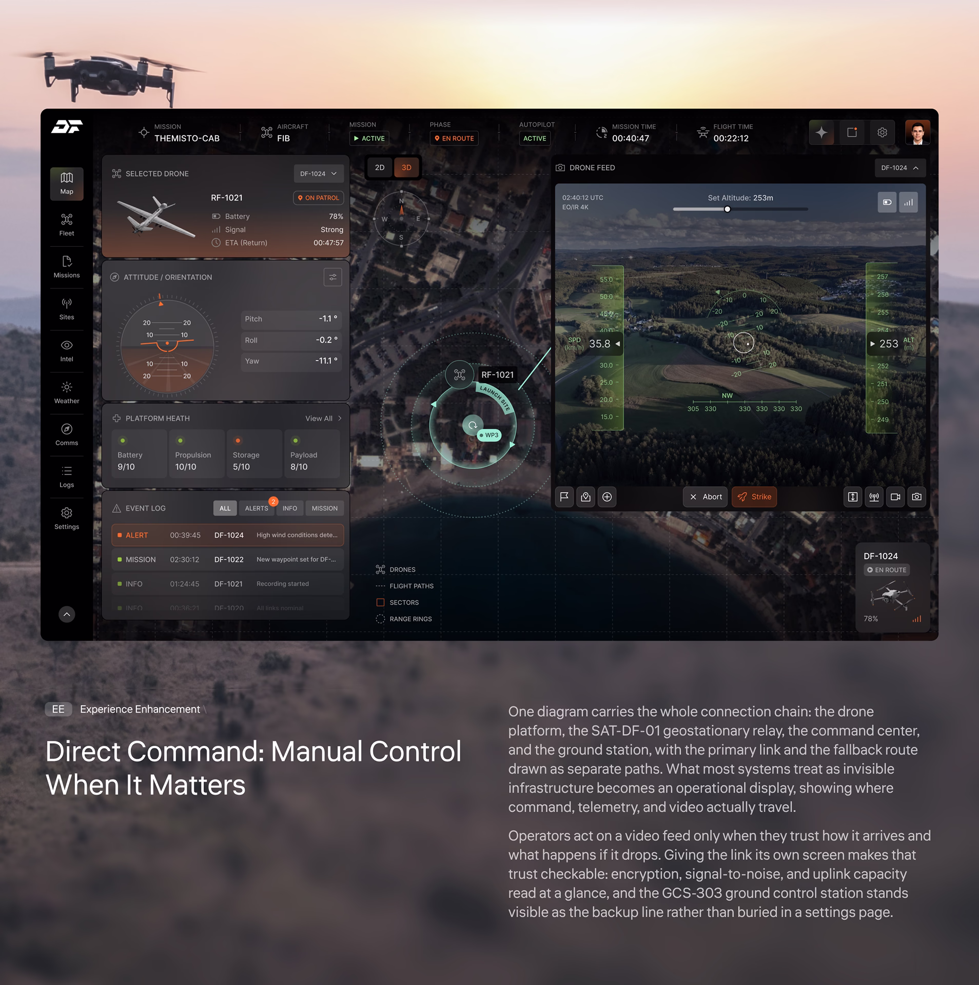 Drone Forge Direct Command: Manual Control When It Matters