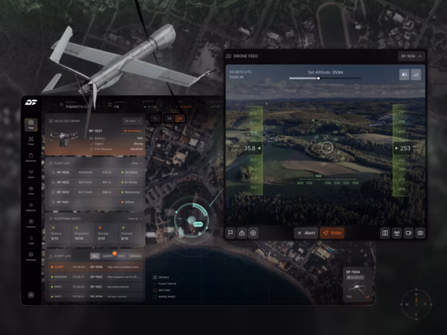 Drone Fleet Command Center for Mission-Critical UAV Operations